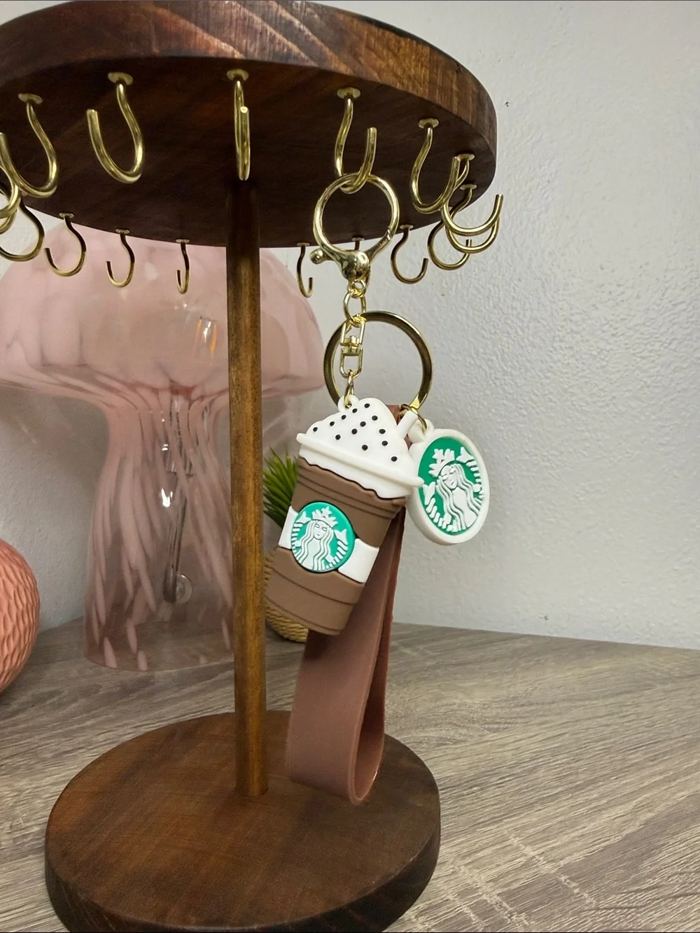 Starbucks Latte Silicone Keychain